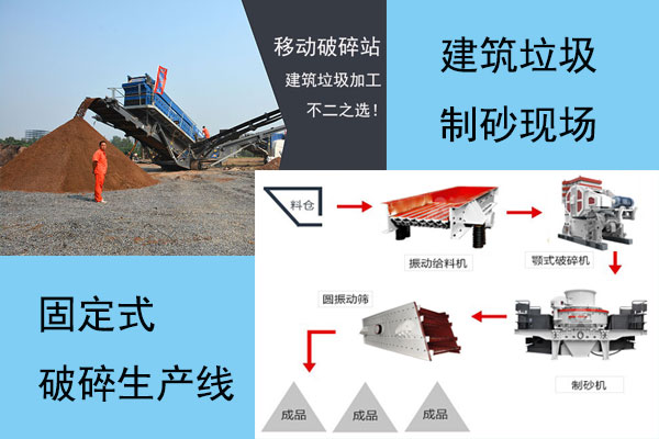 建筑垃圾制砂和正常的山石制砂選什么設備？